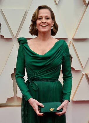 Sigourney Weaver arrives for the 92nd annual Academy Awards at the Dolby Theatre in the Hollywood section of Los Angeles on Sunday, February 9, 2020.  LAP20200209147 JIMxRUYMEN