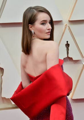 Kaitlyn Dever arrives for the 92nd annual Academy Awards at the Dolby Theatre in the Hollywood section of Los Angeles on Sunday, February 9, 2020.  LAP20200209161 JIMxRUYMEN