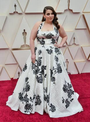 Beanie Feldstein arrives for the 92nd annual Academy Awards at the Dolby Theatre in the Hollywood section of Los Angeles on Sunday, February 9, 2020.  LAP20200209164 JIMxRUYMEN