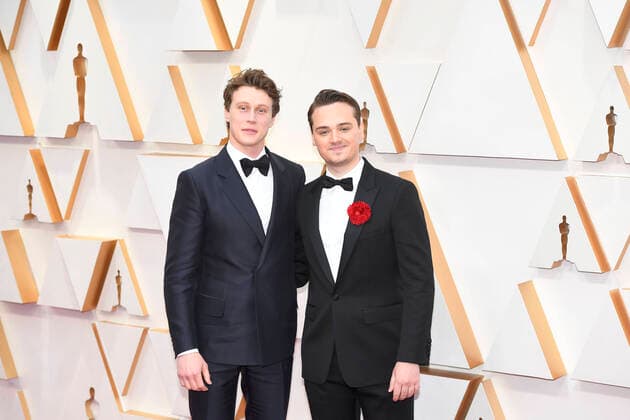 February 9, 2020, Los Angeles, California, USA: GEORGE MACKAY AND DEAN-CHARLES CHAPMAN during red carpet arrivals for the 92nd Academy Awards, presented by the Academy of Motion Picture Arts and Sciences (AMPAS), at the Dolby Theatre in Hollywood. Los Angeles USA - ZUMAz03_ 20200209_zbp_z03_057 Copyright: xKevinxSullivanx