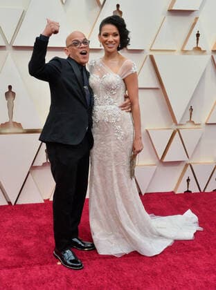 (L-R) Rickey Minor and Rachel Montez Minor arrive for the 92nd annual Academy Awards at the Dolby Theatre in the Hollywood section of Los Angeles on Sunday, February 9, 2020.  LAP20200209177 JIMxRUYMEN