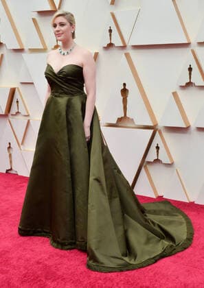 Greta Gerwig arrives for the 92nd annual Academy Awards at the Dolby Theatre in the Hollywood section of Los Angeles on Sunday, February 9, 2020.  LAP20200209185 JIMxRUYMEN