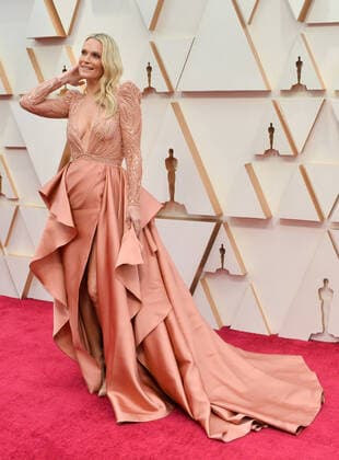 Molly Sims arrives for the 92nd annual Academy Awards at the Dolby Theatre in the Hollywood section of Los Angeles on Sunday, February 9, 2020.  LAP20200209211 JIMxRUYMEN