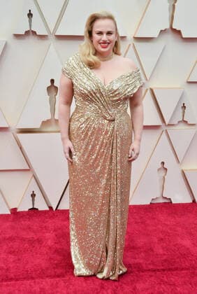 Rebel Wilson arrives for the 92nd annual Academy Awards at the Dolby Theatre in the Hollywood section of Los Angeles on Sunday, February 9, 2020.  LAP20200209188 JIMxRUYMEN