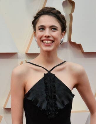 Margaret Qualley arrives for the 92nd annual Academy Awards at the Dolby Theatre in the Hollywood section of Los Angeles on Sunday, February 9, 2020.  LAP20200209203 JIMxRUYMEN