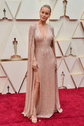 Brie Larson arrives for the 92nd annual Academy Awards at the Dolby Theatre in the Hollywood section of Los Angeles on Sunday, February 9, 2020.  LAP20200209557 JIMxRUYMEN