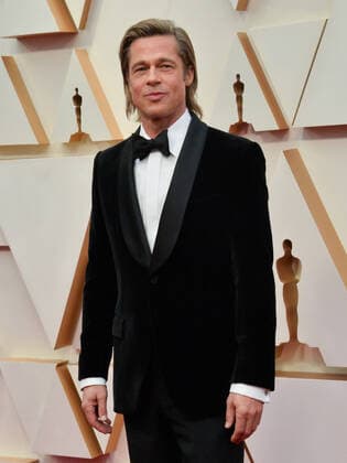 Brad Pitt arrives for the 92nd annual Academy Awards at the Dolby Theatre in the Hollywood section of Los Angeles on Sunday, February 9, 2020.  LAP20200209295 JIMxRUYMEN