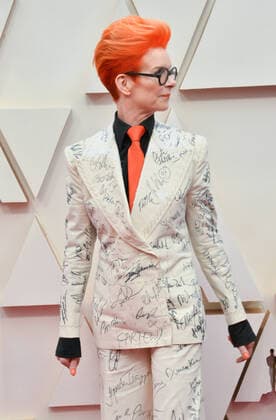 Sandy Powell arrives for the 92nd annual Academy Awards at the Dolby Theatre in the Hollywood section of Los Angeles on Sunday, February 9, 2020.  LAP20200209362 JIMxRUYMEN