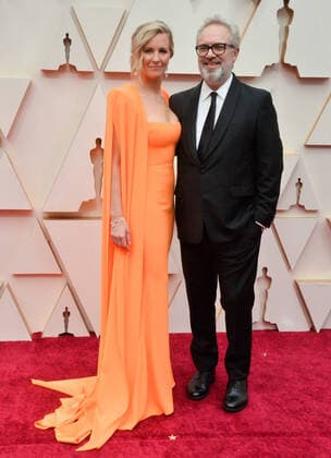 Alison Balsom and Sam Mendes arrive for the 92nd annual Academy Awards at the Dolby Theatre in the Hollywood section of Los Angeles on Sunday, February 9, 2020.  LAP20200209365 JIMxRUYMEN