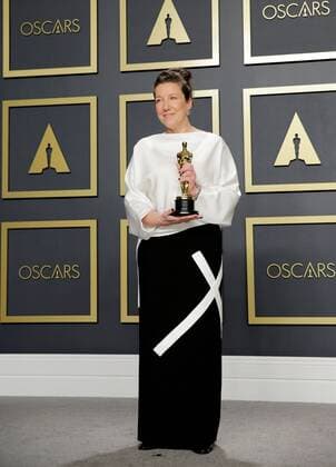 Jacqueline Durran poses in the press room with the Oscar for Best Costume Design for the film Little Women during the 92nd Annual Academy Awards ceremony, at the Dolby Theater in Hollywood, California, US, 09 February 2020. EFE Armando Arorizo 92nd Annual Academy Awards ceremony in Hollywood !ACHTUNG: NUR REDAKTIONELLE NUTZUNG!  Copyright: xArmandoxArorizox AME847 20200210-637169042162076203