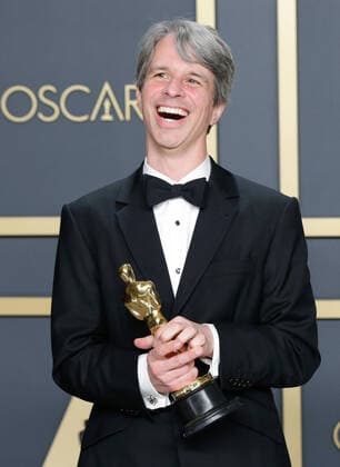 Marshall Curry, winner of Best Live Action Short Film for The Neighbors Window, appears backstage with his Oscar during the 92nd annual Academy Awards at Loews Hollywood Hotel in the Hollywood section of Los Angeles on Sunday, February 9, 2020.  LAP20200209704 JOHNxANGELILLO