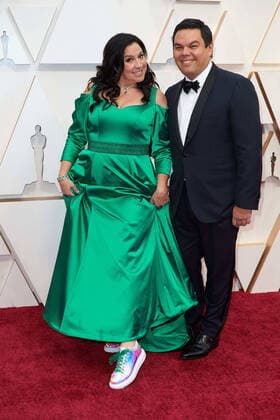 February 9, 2020, Hollywood, California, USA: Oscar nominees, Kristen Anderson-Lopez and Robert Lopez arrive on the red carpet of The 92nd Oscars at the Dolby Theatre in Hollywood, CA on Sunday, February 9, 2020. Hollywood USA - ZUMAz03_ 20200209_sha_z03_252 Copyright: xAMPASx