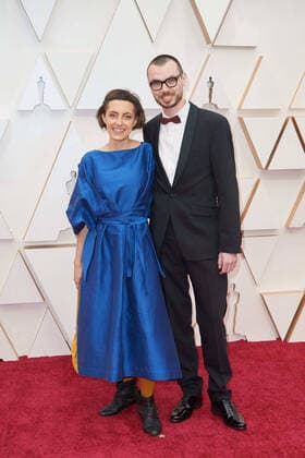 February 9, 2020, Hollywood, California, USA: Nominee for Best Film Editing in Ford vs. Ferrari Andrew Buckland and guest arrive on the red carpet of The 92nd Oscars at the Dolby Theatre in Hollywood, CA on Sunday, February 9, 2020. Hollywood USA - ZUMAz03_ 20200209_sha_z03_218 Copyright: xAMPASx