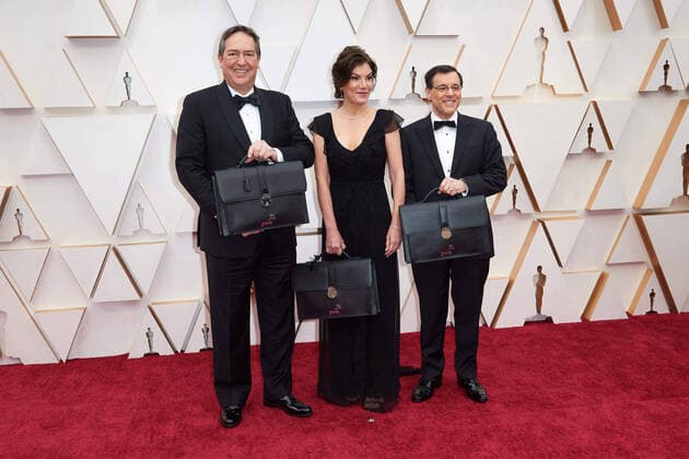 Accountants from PricewaterhouseCoopers arrive on the red carpet of The 92nd OscarsÂ® at the DolbyÂ® Theatre in Hollywood, CA on Sunday, February 9, 2020. Los Angeles CA USA  Copyright: xNickxAgrox 33967242PLX