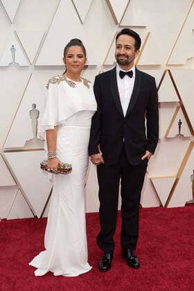 February 9, 2020, Hollywood, California, USA: Vanessa Nadal and LIN-MANUEL MIRANDA arrive on the red carpet of The 92nd Oscars at the Dolby Theatre in Hollywood, CA on Sunday, February 9, 2020. Hollywood USA - ZUMAz03_ 20200209_sha_z03_208 Copyright: xAMPASx