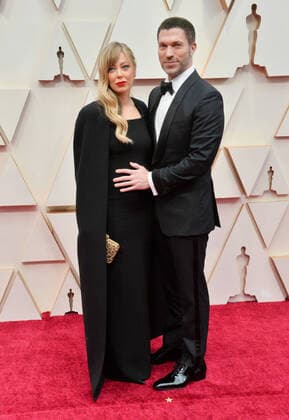 Donna Huyssoon (L) and Travis Knight arrive for the 92nd annual Academy Awards at the Dolby Theatre in the Hollywood section of Los Angeles on Sunday, February 9, 2020.  LAP20200209764 JIMxRUYMEN