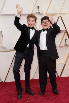 Roman Griffin Davis and Archie Yates arrive on the red carpet of The 92nd OscarsÂ® at the DolbyÂ® Theatre in Hollywood, CA on Sunday, February 9, 2020. Los Angeles CA USA  Copyright: xNickxAgrox 33967303PLX