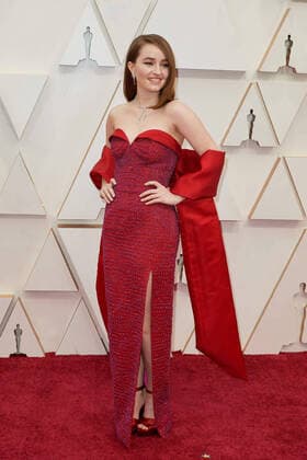 Kaitlyn Dever arrives on the red carpet of The 92nd OscarsÂ® at the DolbyÂ® Theatre in Hollywood, CA on Sunday, February 9, 2020. Los Angeles CA USA  Copyright: xNickxAgrox 33967307PLX