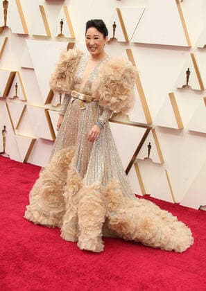 09 February 2020 - Hollywood, California - Sandra Oh. 92nd Annual Academy Awards presented by the Academy of Motion Picture Arts and Sciences held at Hollywood & Highland Center. Photo Credit: AdMedia 251036 2020-02-09 California Hollywood Etats-Unis  Copyright: xAdMediax STAR_251036_122