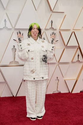 Billie Eilish arrives on the red carpet of The 92nd OscarsÂ® at the DolbyÂ® Theatre in Hollywood, CA on Sunday, February 9, 2020. Los Angeles CA USA  Copyright: xNickxAgrox 33967312PLX