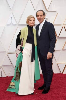 Oscar nominee, Alexandre Desplat and guest arrives on the red carpet of The 92nd Oscars at the Dolby Theatre in Hollywood, CA on Sunday, February 9, 2020. Los Angeles CA USA  Copyright: xNickxAgrox 33967320PLX