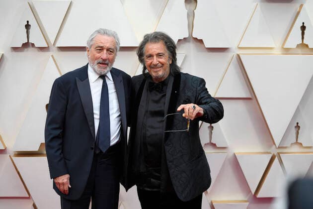 February 9, 2020, Los Angeles, California, USA: ROBERT DE NIRO AND AL PACINO during red carpet arrivals for the 92nd Academy Awards, presented by the Academy of Motion Picture Arts and Sciences (AMPAS), at the Dolby Theatre in Hollywood. Los Angeles USA - ZUMAz03_ 20200209_zbp_z03_334 Copyright: xKevinxSullivanx