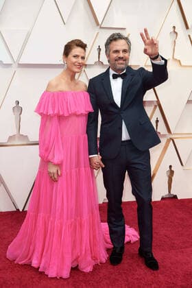 February 9, 2020, Hollywood, California, USA: SUNRISE COIGNEY and MARK RUFFALO arrive on the red carpet of The 92nd Oscars at the Dolby Theatre in Hollywood, CA on Sunday, February 9, 2020. Hollywood USA - ZUMAz03_ 20200209_sha_z03_482 Copyright: xAMPASx