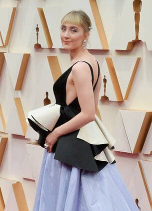 Saoirse Ronan arrives for the 92nd annual Academy Awards at the Dolby Theatre in the Hollywood section of Los Angeles on Sunday, February 9, 2020.  LAP202002092005 JIMxRUYMEN