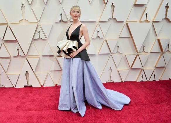 Saoirse Ronan arrives for the 92nd annual Academy Awards at the Dolby Theatre in the Hollywood section of Los Angeles on Sunday, February 9, 2020.  LAP202002092006 JIMxRUYMEN