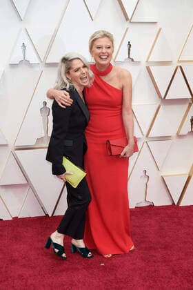 Oscar nominee, Jenno Topping (right) and guest arrives on the red carpet of The 92nd Oscars at the Dolby Theatre in Hollywood, CA on Sunday, February 9, 2020. Los Angeles CA USA  Copyright: xNickxAgrox 33967356PLX