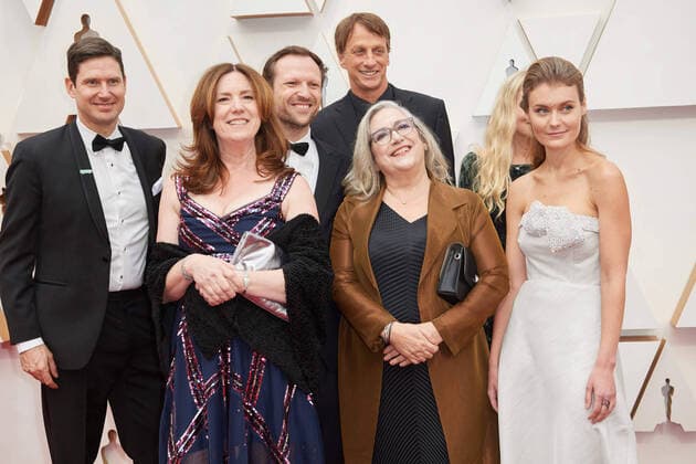Oscar nominees Elena Andreicheva (R), Carol Dysinger (2nd from R), guest Tony Hawk (back) arrive on the red carpet of The 92nd Oscars at the Dolby Theatre in Hollywood, CA on Sunday, February 9, 2020. Los Angeles CA USA  Copyright: xNickxAgrox 33967359PLX