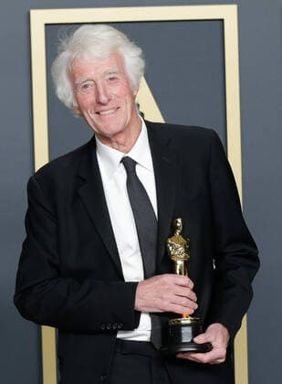 Roger Deakins, winner of BestCinematography for 1917, appears backstage with his Oscar, during the 92nd annual Academy Awards at Loews Hollywood Hotel in the Hollywood section of Los Angeles on Sunday, February 9, 2020.  LAP202002092059 JOHNxANGELILLO
