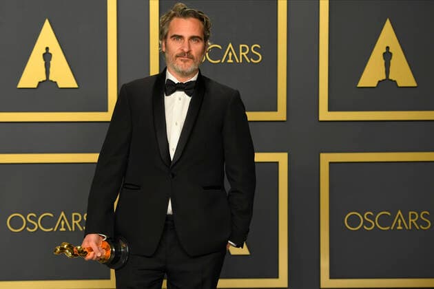 February 9, 2020, Los Angeles, California, USA: JOAQUIN PHOENIX in the Press Room during the 92nd Academy Awards, presented by the Academy of Motion Picture Arts and Sciences (AMPAS), at the Dolby Theatre in Hollywood. Los Angeles USA - ZUMAz03_ 20200209_zbp_z03_392 Copyright: xKevinxSullivanx