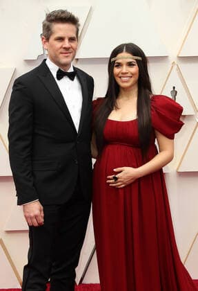09 February 2020 - Hollywood, California - America Ferrera, Ryan Piers Williams. 92nd Annual Academy Awards presented by the Academy of Motion Picture Arts and Sciences held at Hollywood & Highland Center. Copyright: xAdmediax xMediaPunchx