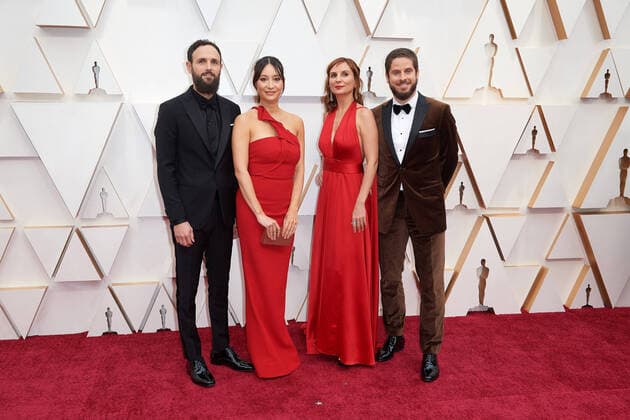 09 February 2020 - Hollywood, California - Shane Boris, Joanne Natasegara, Petra Costa and Tiago Pavan. 92nd Annual Academy Awards presented by the Academy of Motion Picture Arts and Sciences held at Hollywood & Highland Center. Photo Credit: A.M.P.A.S. AdMedia 251036 2020-02-09 California Hollywood Etats-Unis  Copyright: xAdMediax STAR_251036_269
