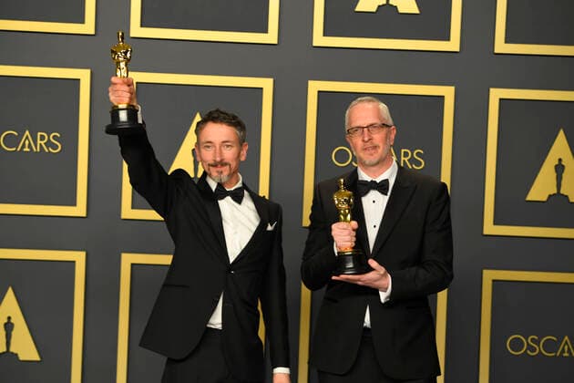 February 9, 2020, Los Angeles, California, USA: MARK TAYLOR AND STUART WILSON in the Press Room during the 92nd Academy Awards, presented by the Academy of Motion Picture Arts and Sciences (AMPAS), at the Dolby Theatre in Hollywood. Los Angeles USA - ZUMAz03_ 20200209_zbp_z03_463 Copyright: xKevinxSullivanx