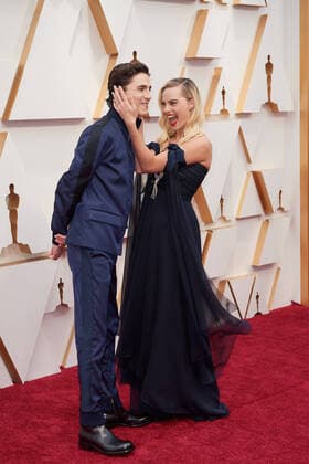 09 February 2020 - Hollywood, California - Timothee Chalamet, Margot Robbie. 92nd Annual Academy Awards presented by the Academy of Motion Picture Arts and Sciences held at Hollywood & Highland Center. Photo Credit: A.M.P.A.S. AdMedia 251036 2020-02-09 California Hollywood Etats-Unis  Copyright: xAdMediax STAR_251036_295