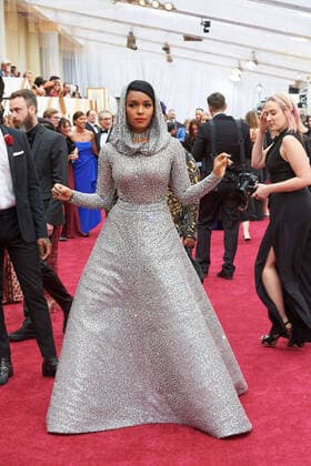 Janelle Monae arrives on the red carpet of The 92nd OscarsÂ® at the DolbyÂ® Theatre in Hollywood, CA on Sunday, February 9, 2020. Los Angeles CA USA  Copyright: xValeriexDurantx 33967509PLX