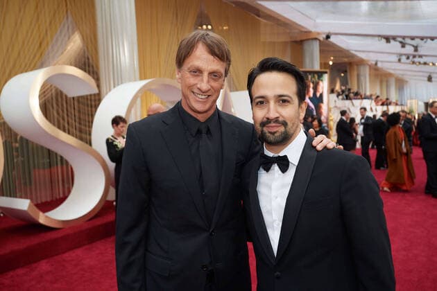 Tony Hawk, and Lin-Manuel Miranda arrive on the red carpet of The 92nd OscarsÂ® at the DolbyÂ® Theatre in Hollywood, CA on Sunday, February 9, 2020. Los Angeles CA USA  Copyright: xRichardxHarbaughx 33967709PLX