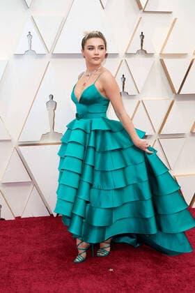 February 9, 2020, Hollywood, California, USA: Oscar nominee, FLORENCE PUGH arrives on the red carpet of The 92nd Oscars at the Dolby Theatre in Hollywood, CA on Sunday, February 9, 2020. Hollywood USA - ZUMAz03_ 20200209_sha_z03_400 Copyright: xAMPASx