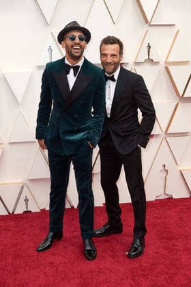 February 9, 2020, Hollywood, California, USA: Mathieu Kassovitz and JR arrive on the red carpet of The 92nd Oscars at the Dolby Theatre in Hollywood, CA on Sunday, February 9, 2020. Hollywood USA - ZUMAz03_ 20200209_sha_z03_333 Copyright: xAMPASx