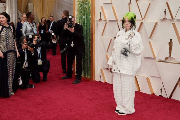 February 9, 2020, Hollywood, California, USA: BILLIE EILISH arrives on the red carpet of The 92nd Oscars at the Dolby Theatre in Hollywood, CA on Sunday, February 9, 2020. Hollywood USA - ZUMAz03_ 20200209_sha_z03_446 Copyright: xAMPASx
