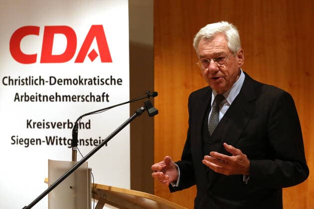 Heinrich Weiss CDA award ceremony Roswith Oerter Prize to Heinrich Weiss owner SMS Group on 10 02 2020 in Siegen Germany