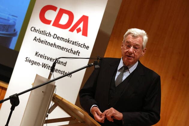 Heinrich Weiss CDA award ceremony Roswith Oerter Prize to Heinrich Weiss owner SMS Group on 10 02 2020 in Siegen Germany