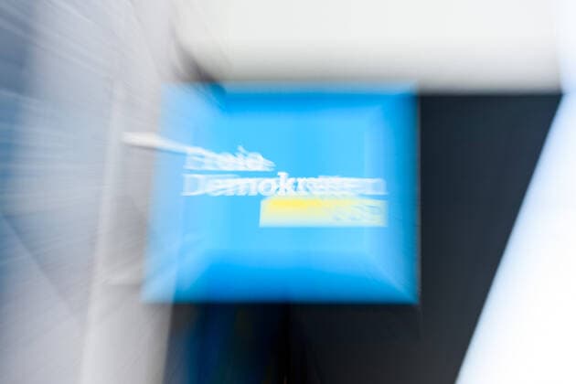 Logo Fdp Germany, Berlin 10 02 2020 The picture shows the logo of the Free Democratic Party fdp Berlin Berlin Germany