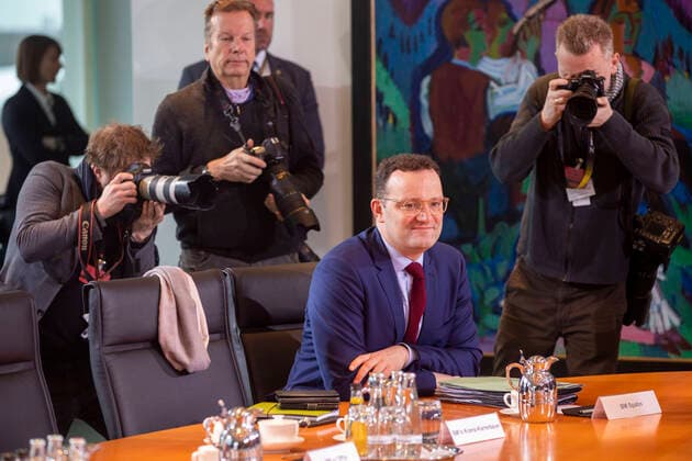 2020 Bilder des Jahres, News 02 Februar News Themen der Woche KW07 Deutschland, Berlin, Bundeskanzleramt, 85. Sitzung des Bundeskabinetts, Gesundheitsminister Jens Spahn CDU, 12.02.2020 *** Germany, Berlin, Federal Chancellery, 85 Meeting of the Federal Cabinet, Health Minister Jens Spahn CDU, 12 02 2020