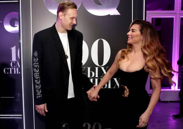 Entertainment Bilder des Tages MOSCOW, RUSSIA â€“ FEBRUARY 12, 2020: BC Khimki small forward Janis Timma with wife singer Anna Sedokova attend a cocktail party marking the release of the annual GQ 100 Most Stylish Men rating. Vyacheslav Prokofyev TASS  TS0CE0BD