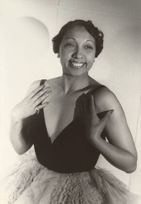 Josephine Baker (1906-1975), American-born French Dancer, Singer & Actress, Half-Length Portrait, photograph by Carl Van Vechten, 1949  Copyright: xCircaxImagesx ghi-circa07772