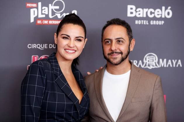 Mexican Actors Maite Perroni (L) and Humberto Busto (R) pose for a photograph at the event of presentation of the 2020 Xcaret Platinum Awards, in Mexico City, Mexico 12 February 2020. Las ninas bien , Arana and Dolor y Gloria are some of the shortlisted films in more categories for the seventh edition of the Xcaret Platinum Awards of Ibero-American Cinema, the organization announced wednesday from Mexico City. EFE Jose Mendez Las ninas bien , Arana and Dolor y gloria , favorites in Platinum Awards !ACHTUNG: NUR REDAKTIONELLE NUTZUNG!  Copyright: xJoséxMéndezx(es-ES)x MEX4933 20200213-637171607968232390