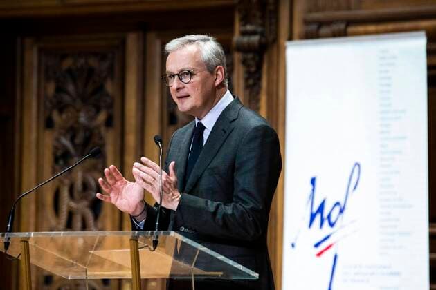 Paris, France, February 12th, 2020 - National Awards Ceremony for the Class of 2019 Winners of the competition Un des Meilleurs Apprentis de France - French Finance and Economy Minister Bruno Le Maire  Copyright: xAlexisxSciardx